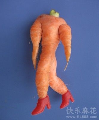 如果胡萝卜穿上鞋子···