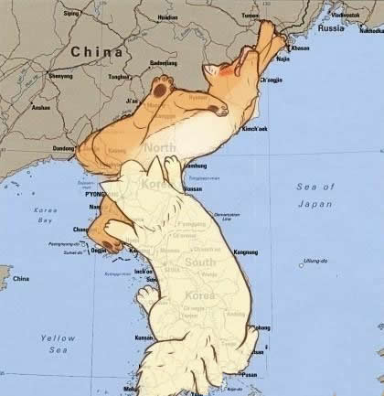 朝鲜的地图才是最牛的，太内涵了！