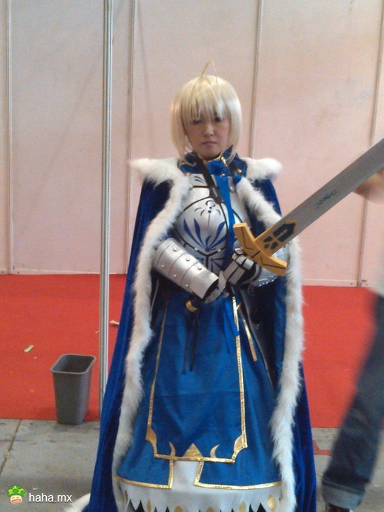 2013大连漫展saber cos 亮瞎了我的眼！！！
