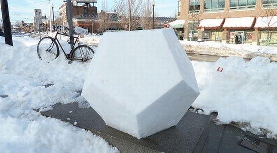 这堆雪人的水平真了得