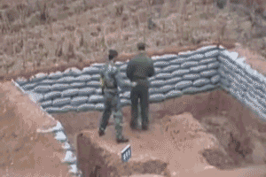 没扔远
