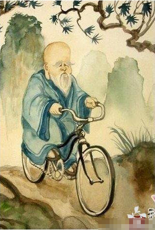 在古玩市场花大价钱淘了一幅古画回来，结果杯具了