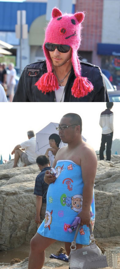 中国的猛男VS外国的萌男
