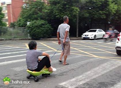 二老真是童心未泯啊