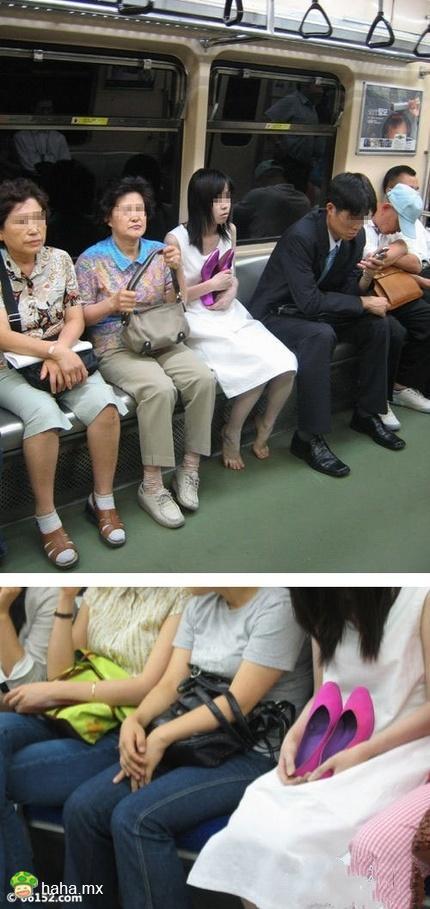 如果坐地铁见到这个女孩你的反应是？？？