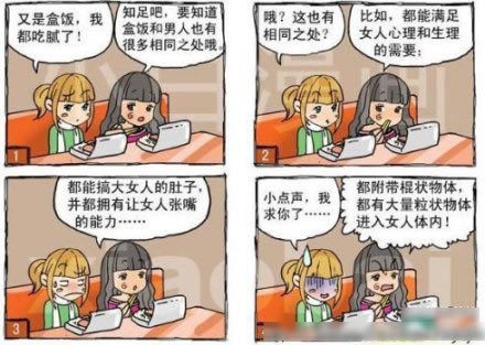 盒饭与男人的相同之处