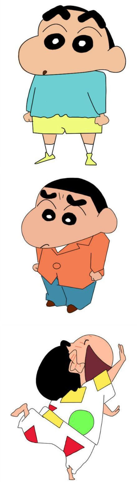 普通小新－－-文艺小新－－-2B小新