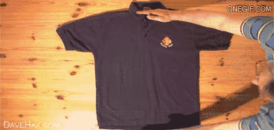 快速折衣服的办法