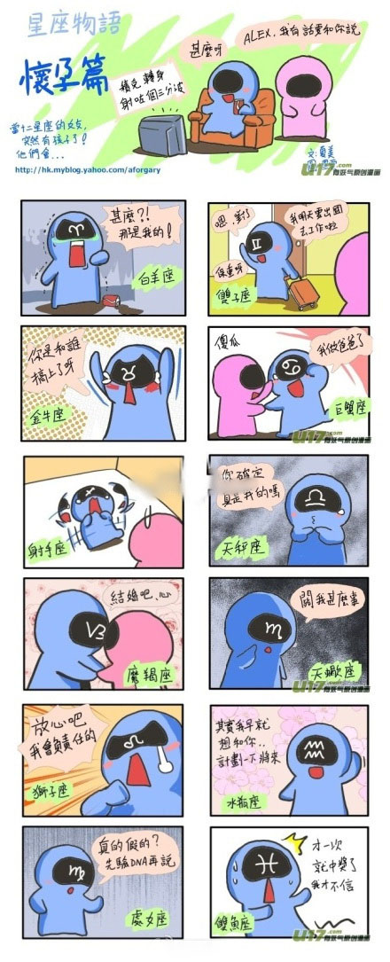 十二星座知道女友怀孕了什么表现
