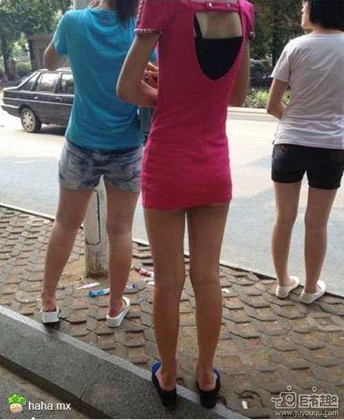 姑娘这样穿不好吧