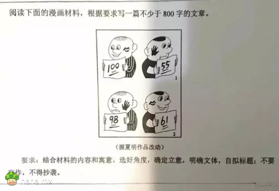 各省高考题还有脑洞大开的广东高考作文