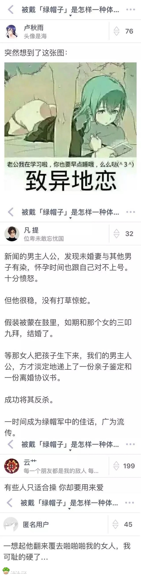 关于绿帽子的那些事